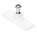 Taylor Made Taylor Made 11722 Side-Mount Deck Hinge for Bimini Boatop - White 11722